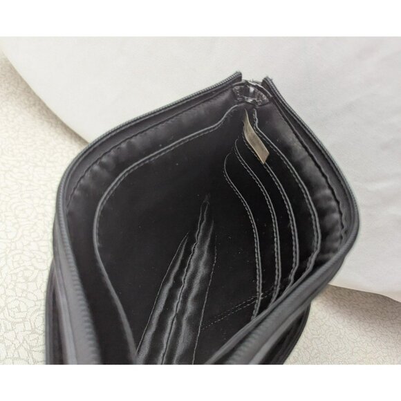 Coach Peyton Signature Go-Go Wristlet Pouch Wallet Holds Phone Black NO STRAP - Picture 11 of 12